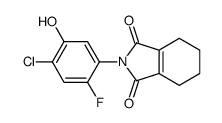 2-(4-chloro-2-fluoro-5-hydroxyphenyl)-4,5,6,7-tetrahydroisoindole-1,3-dione Structure