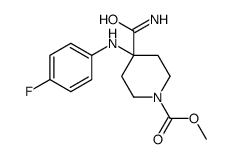 methyl 4-(carbamoyl)-4-[(4-fluorophenyl)amino]piperidine-1-carboxylate picture