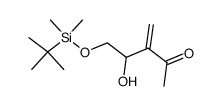 5-((tert-butyldimethylsilyl)oxy)-4-hydroxy-3-methylenepentan-2-one Structure