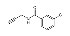 3-chlorobenzoylamino acetonitrile结构式