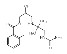 Flestolol Structure