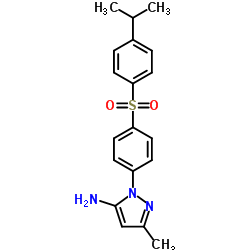 2-[4-(4-ISOPROPYL-BENZENESULFONYL)-PHENYL]-5-METHYL-2H-PYRAZOL-3-YLAMINE图片