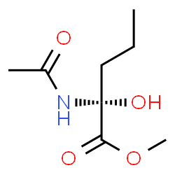 Norvaline,N-acetyl-2-hydroxy-,methyl ester picture