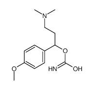 [3-(dimethylamino)-1-(4-methoxyphenyl)propyl] carbamate结构式