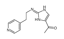 1-[2-(2-pyridin-4-ylethylamino)-1H-imidazol-5-yl]ethanone Structure