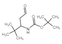 tert-butyl N-(4,4-dimethyl-1-oxopentan-3-yl)carbamate structure