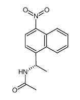 (1S)-1-(4-nitronaphthalen-1-yl)-N-acetylethylamine Structure