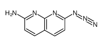 1,8-Naphthyridin-2-amine,7-azido-结构式