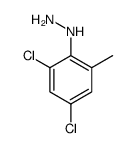 Hydrazine, (2,4-dichloro-6-methylphenyl) Structure