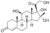 Pregn-4-ene-3,20-dione, 11.beta.,16.alpha.,17,21-tetrahydroxy-16-methyl- picture