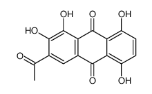 3-acetyl-1,2,5,8-tetrahydroxyanthracene-9,10-dione Structure