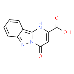 4-Oxo-1,4-dihydropyrimido[1,2-b]indazole-2-carboxylic acid Structure