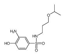 3-amino-4-hydroxy-N-[3-(1-methylethoxy)propyl]benzenesulphonamide picture