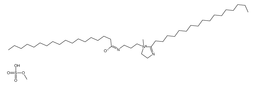 2-heptadecyl-4,5-dihydro-1-methyl-1-[3-[(1-oxooctadecyl)amino]propyl]-1-H-imidazolium methyl sulphate picture