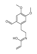 N-[2-(2-formyl-4,5-dimethoxyphenyl)ethyl]prop-2-enamide Structure