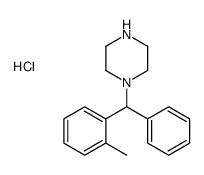 1-[(2-methylphenyl)-phenylmethyl]piperazine,hydrochloride结构式