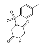 1-(toluene-4-sulfonyl)-piperazine-2,5-dione Structure