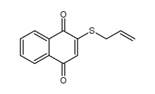 2-allylmercapto-[1,4]naphthoquinone结构式