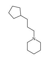 Piperidine, 1-(3-cyclopentylpropyl)- (6CI)结构式