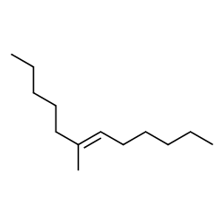 6-Methyl-6-dodecene结构式