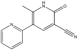 2'-甲基-6'-氧代-1',6'-二氢-[2,3'-联吡啶]-5'-腈结构式