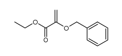 ethyl 2-(benzyloxy)acrylate结构式