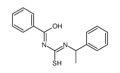 N-(1-phenylethylcarbamothioyl)benzamide Structure