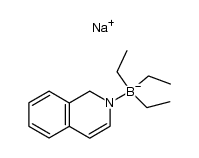 sodium triethyl(isoquinolin-2(1H)-yl)borate Structure