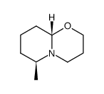 trans-hexahydro-6-methyl-2H,6H-pyrido<2,1-b><1,3>oxazine结构式