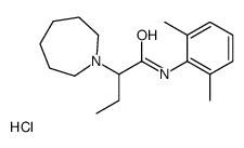 2-(azepan-1-yl)-N-(2,6-dimethylphenyl)butanamide,hydrochloride结构式