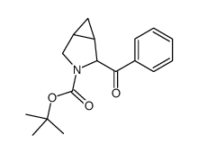 2-Methyl-2-propanyl 2-benzoyl-3-azabicyclo[3.1.0]hexane-3-carboxy late Structure