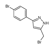 5-(bromomethyl)-3-(4-bromophenyl)-1H-pyrazole picture