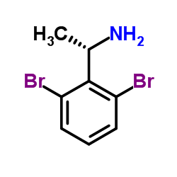 (1S)-1-(2,6-Dibromophenyl)ethanamine Structure