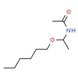 Acetamide,N-[1-(hexyloxy)ethyl]-结构式