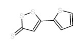 5-thiophen-2-yldithiole-3-thione结构式