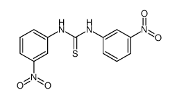 1,3-bis-(3-nitro-phenyl)-thiourea Structure