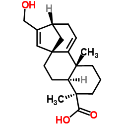 ent-17-Hydroxykaura-9(11),15-dien-19-oic acid Structure