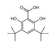 3,5-ditert-butyl-2,6-dihydroxybenzoic acid结构式