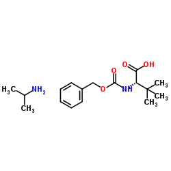 CBZ-L-tert-Leucine isopropylamide salt Structure