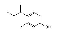 4-butan-2-yl-3-methylphenol结构式