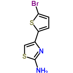 2-AMINO-4-(5-BROMOTHIEN-2-YL)THIAZOLE Structure