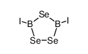 2,5-diiodo-1,3,4,2,5-triselenadiborolane Structure