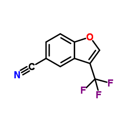 3-(Trifluoromethyl)benzofuran-5-carbonitrile Structure