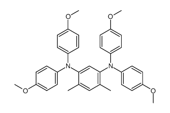 N,N,N',N'-Tetrakis-(4-methoxy-phenyl)-4,6-dimethyl-benzene-1,3-diamine Structure