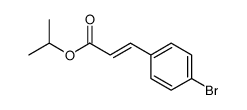 2-Propenoic acid, 3-(4-bromophenyl)-, 1-Methylethyl ester, (2E)- Structure