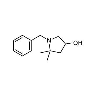 1-Benzyl-5,5-dimethylpyrrolidin-3-ol structure