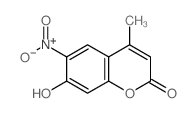 7-Hydroxy-6-(hydroxy(oxido)amino)-4-methyl-2H-chromen-2-one Structure