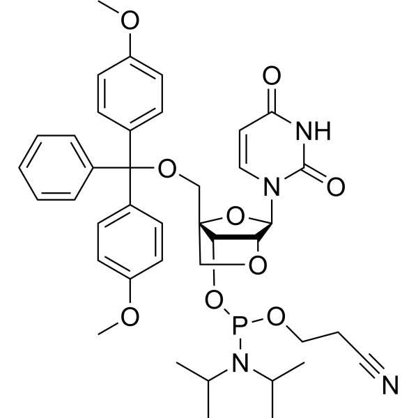 DMTr-LNA-U-3-CED-Phosphora structure