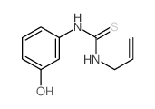 3-(3-hydroxyphenyl)-1-prop-2-enyl-thiourea结构式