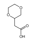 2-(1,4-dioxan-2-yl)acetic acid structure